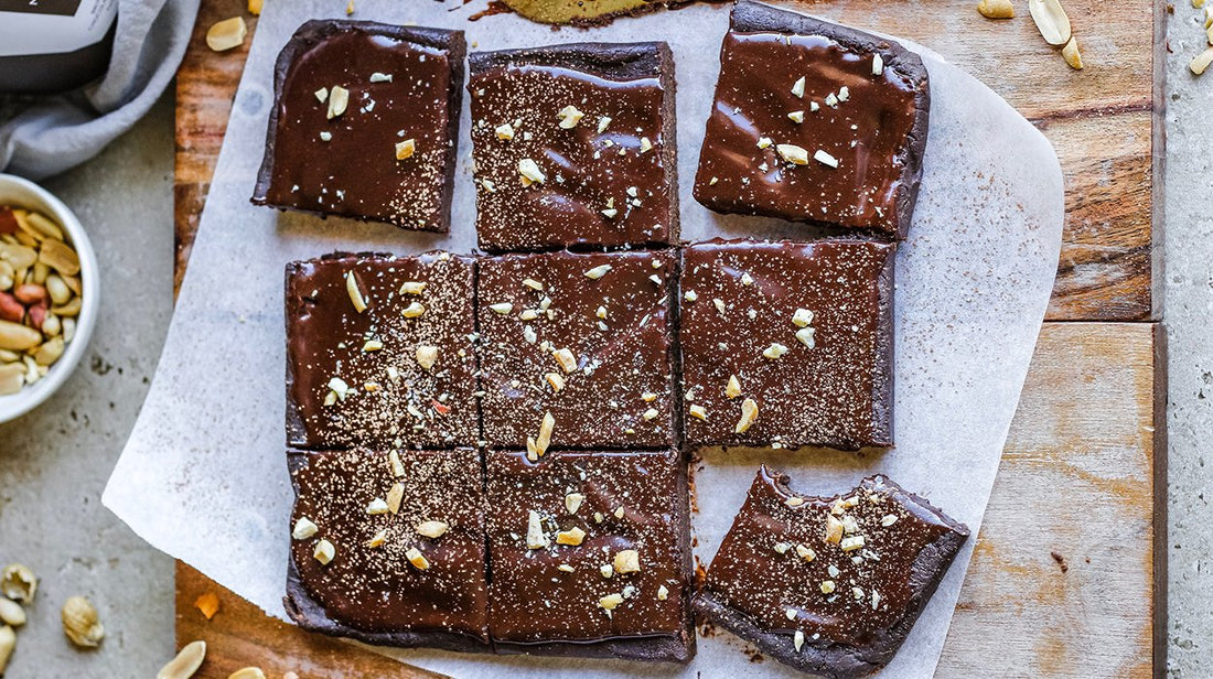 Raw Chocolate Protein Brownies