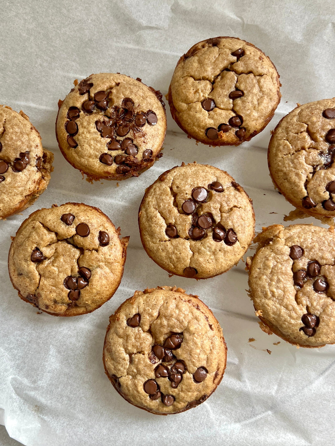 Fluffy Banana Protein Muffins