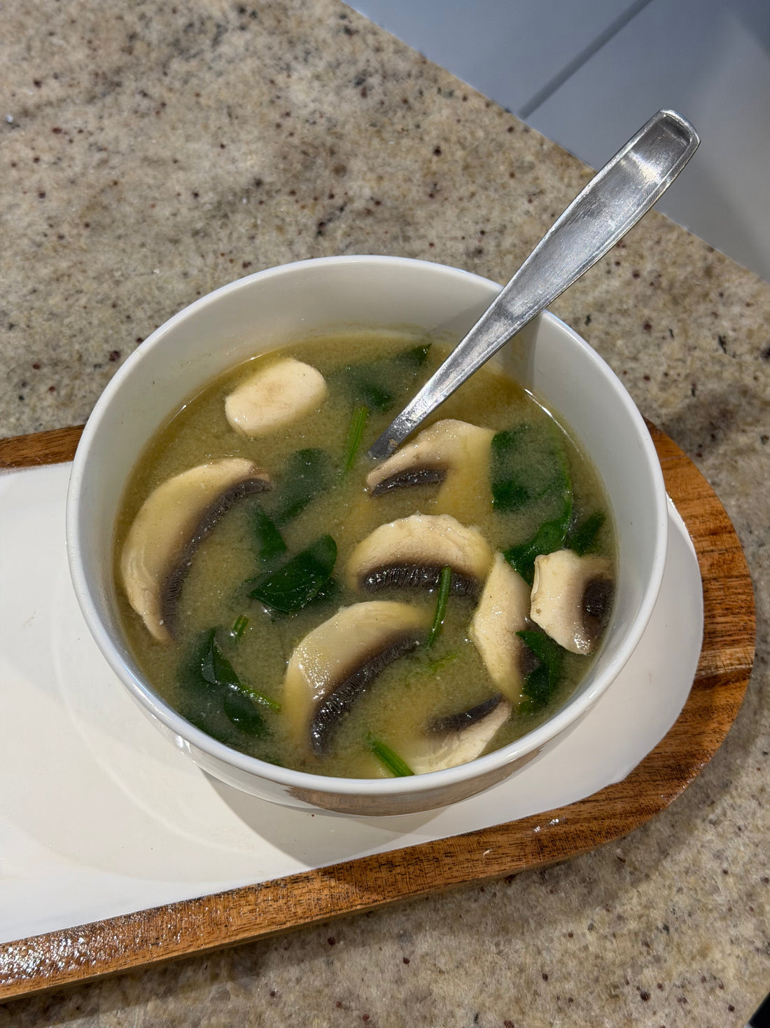 Miso Ginger and Lemon Broth