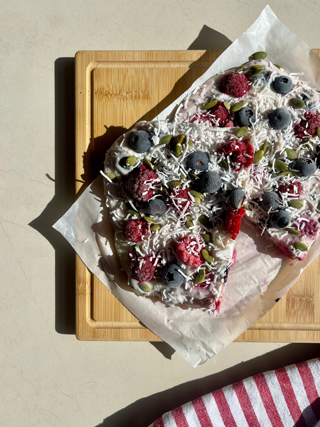Berry Protein Froyo Bark