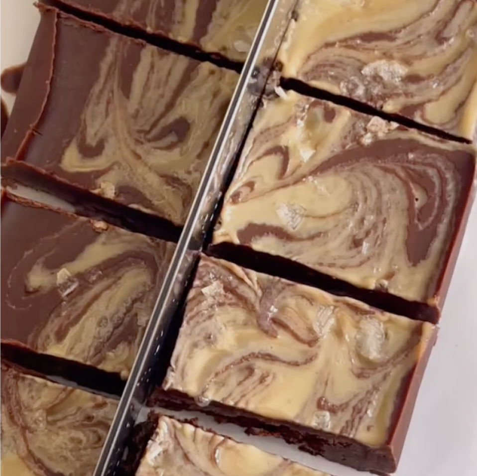 Choc Tahini Protein Bars