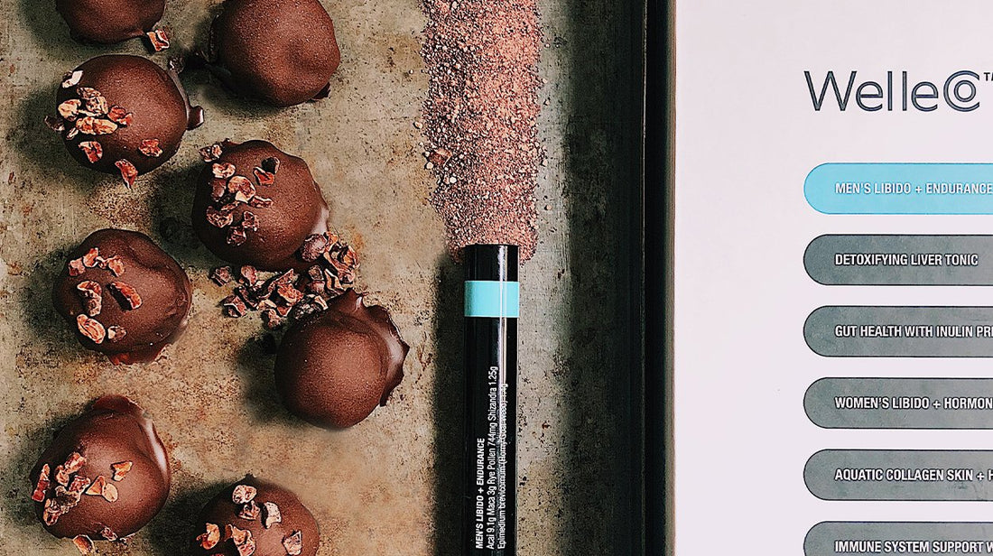 DOUBLE CHOCOLATE AND ACAI TRUFFLES