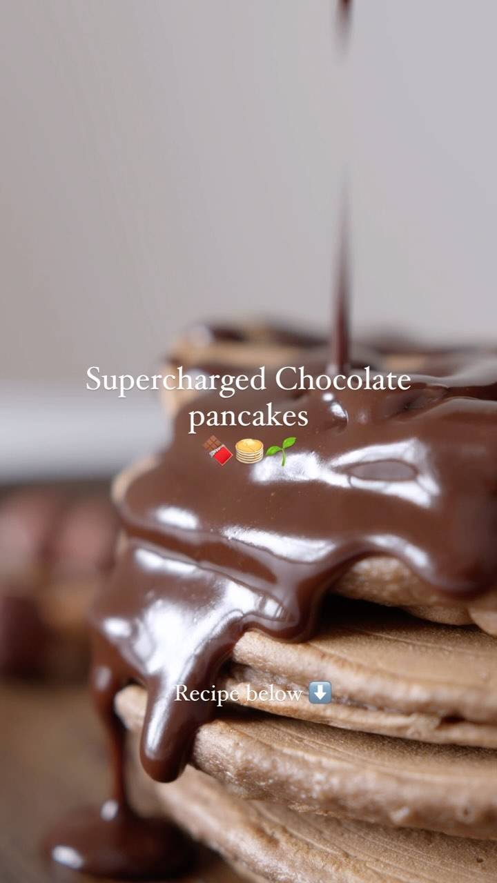 Supercharged Chocolate Pancakes