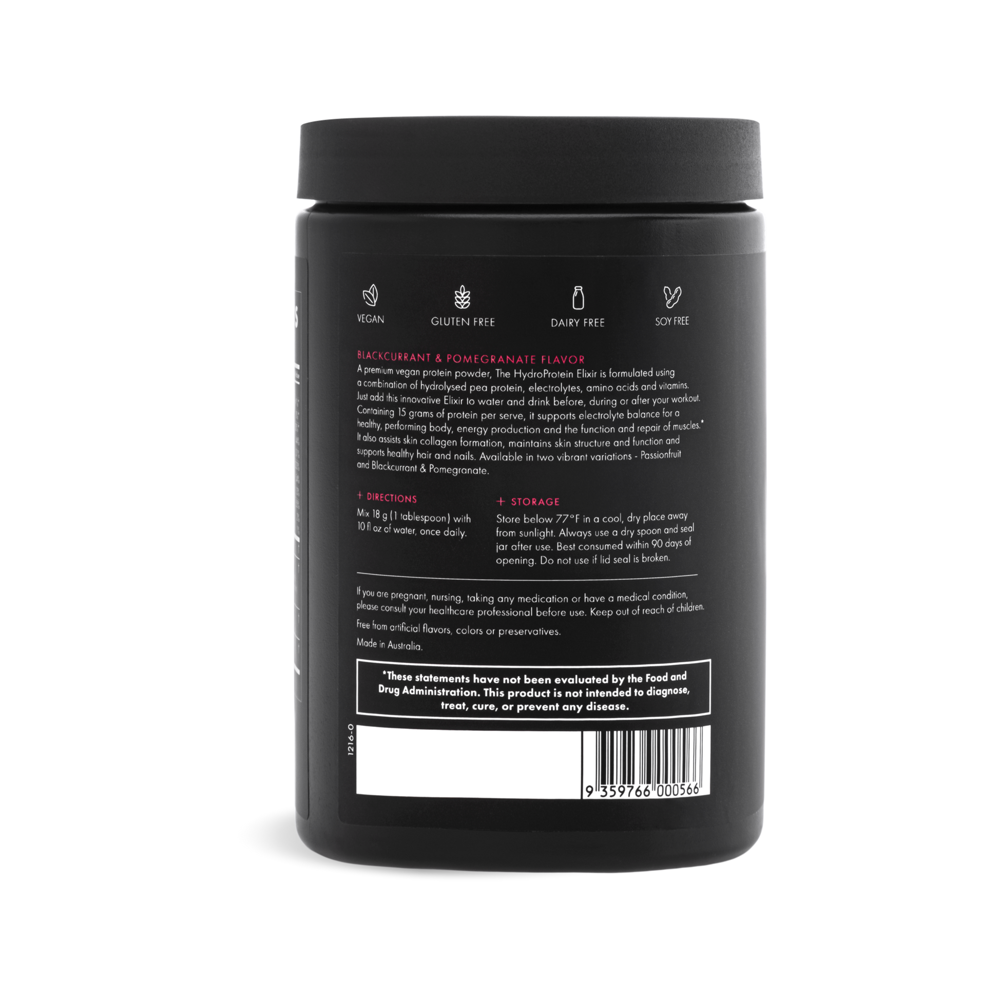 The HydroProtein Elixir